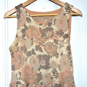 Sparkly Anthro tapestry dress L